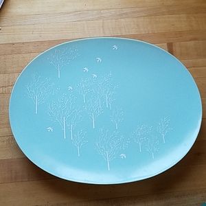 Vintage Beautiful Melmac Melamine Blue Platter